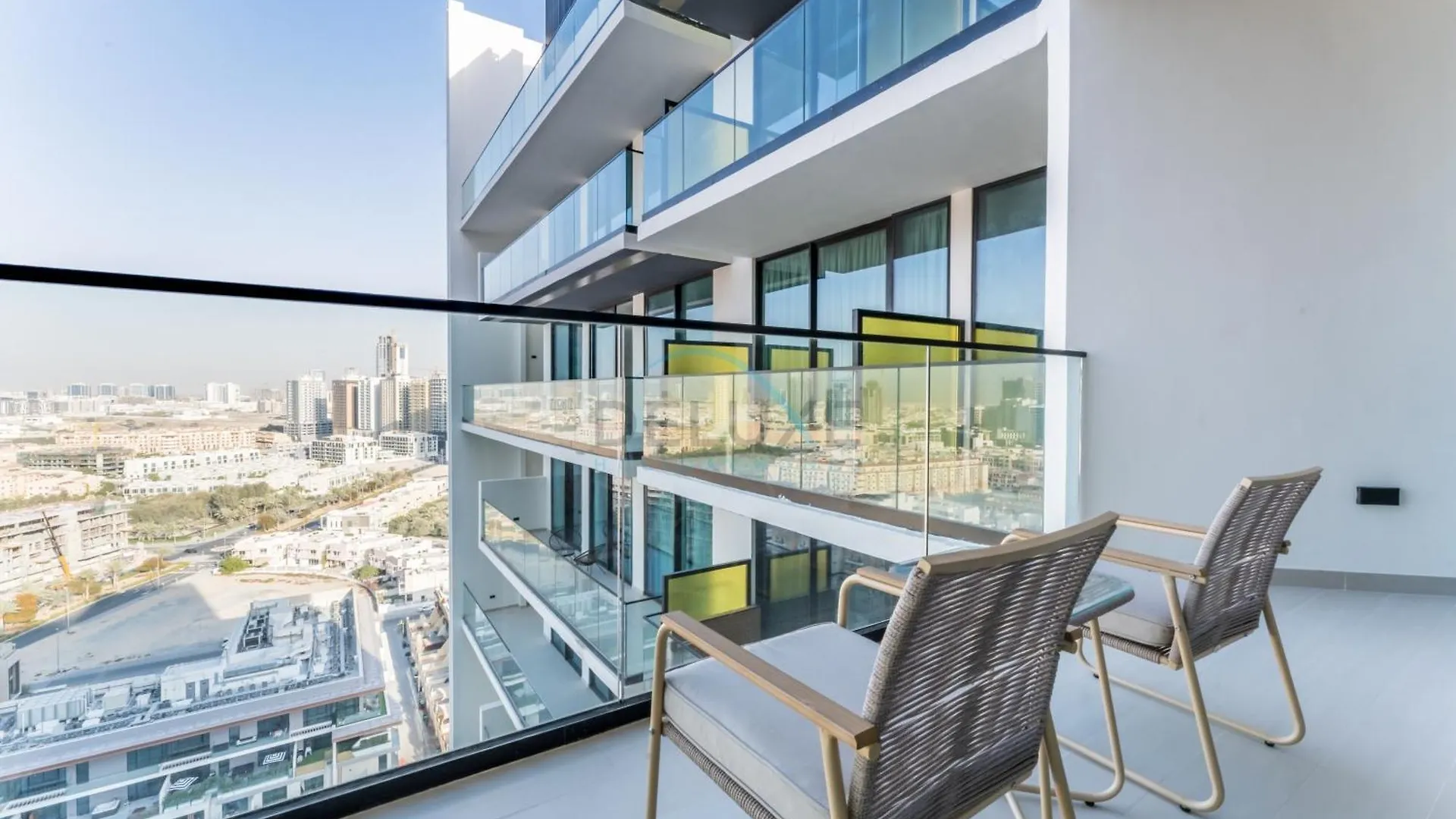 Skyline And Community Views 1Br With Private Balcony Near Community Park, Binghatti Amber, Jumeirah Village Circle By Deluxe Holiday Homes Dubai